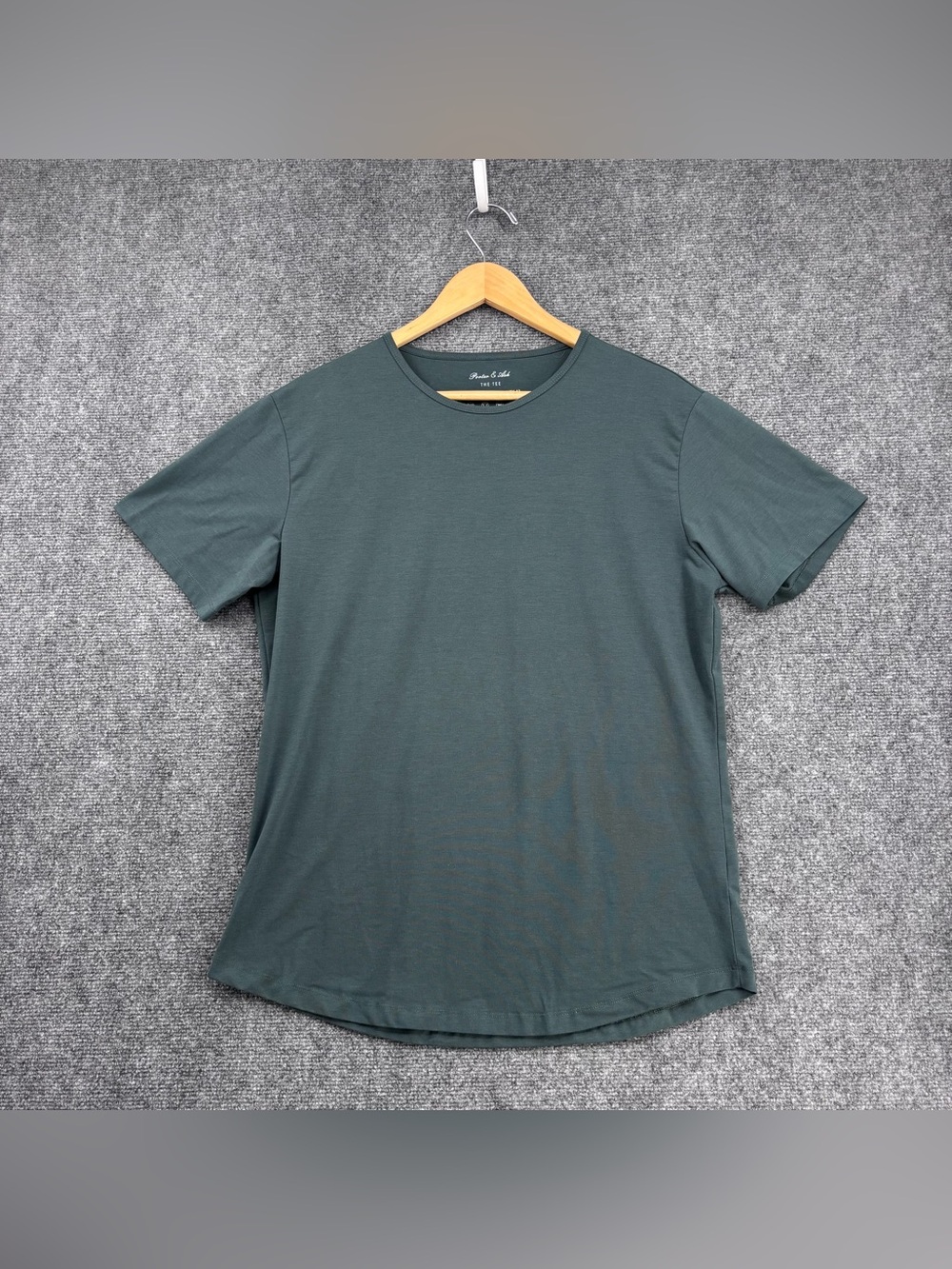 Porter & Ash Green Crew Neck Performance Tee Shirt Men’s L
